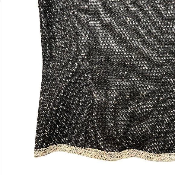 CAbi COCO Shell Terry Boucle Tweed Sweater #542 Size Small - Picture 5 of 6